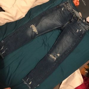 zara size 8 distress jean
